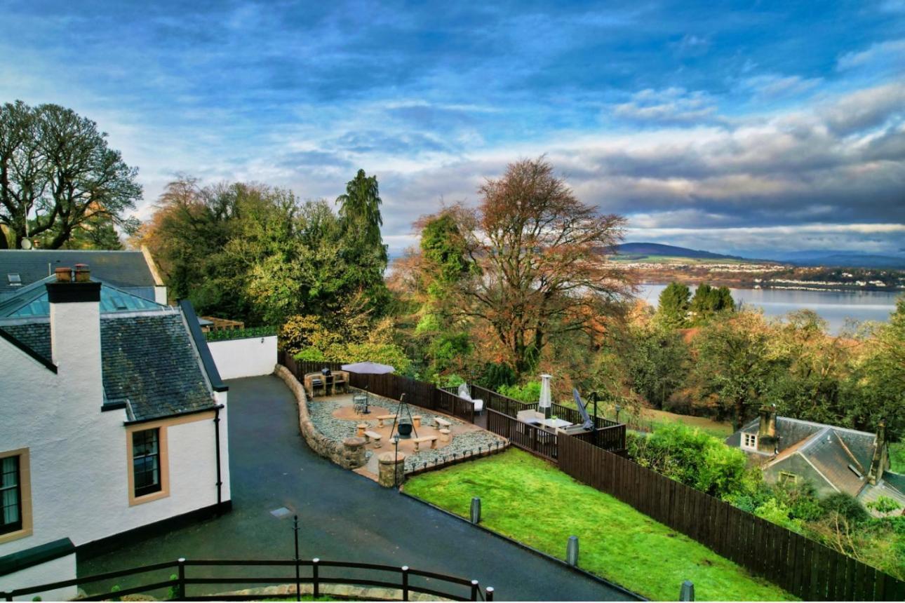 Villa Gleddoch Coach House Langbank Exterior foto
